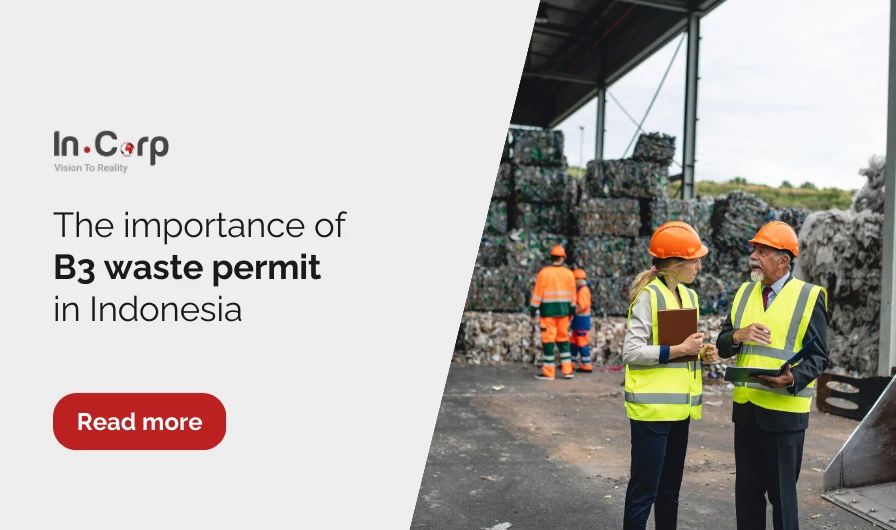 the importance of b3 waste permit in indonesia